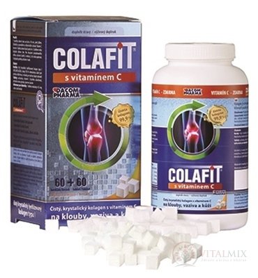 COLAFIT s vitamínom C kocky 60 ks + tbl 60 ks, 1x1 set