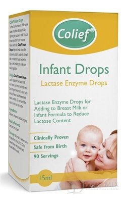 Colief Infant Drops Lactase Enzyme kvapky do mlieka 1x15 ml