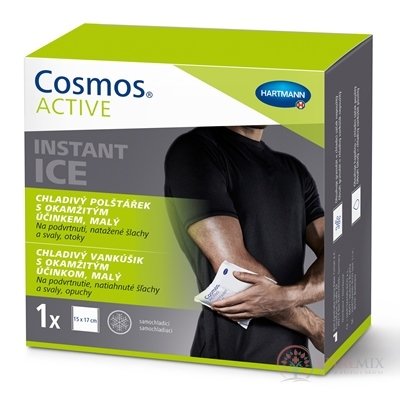 Cosmos ACTIVE Chladivý vankúšik Instant Ice malý s okamžitým účinkom (15x17 cm) 1x1 ks