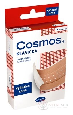 COSMOS KLASICKÁ Textilná náplasť 1m x 6cm, výhodná cena, 1x1 ks