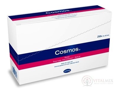COSMOS Pevná (Strips) náplasti na rany 20x60 mm, 50x5 ks (250 ks)