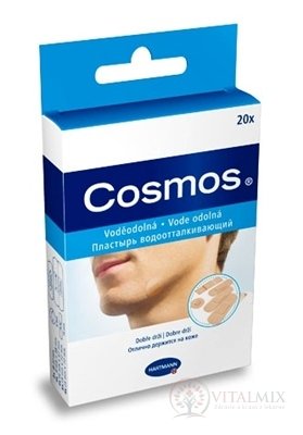 COSMOS Vodeodolná náplasť na rany, 5 veľkostí, 1x20 ks