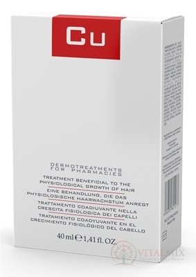 Cu TREATMENT TO THE PHYSIOLOGICAL GROWTH OF HAIR (pri vypadávaní vlasov) 1x40 ml