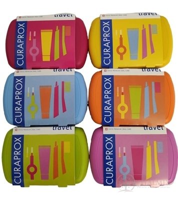 CURAPROX Travel set (1x zubná kefka, 2x medzizubná kefka CPS, 1x zubná pasta 10 ml) 1x1 set