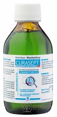 CURASEPT ADS 212 0,12% ústna voda 1x200 ml