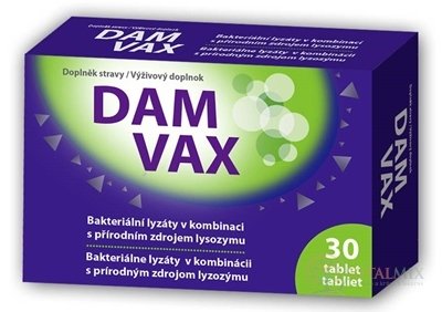DAMVAX tablety rozpustné v ústach 1x30 ks
