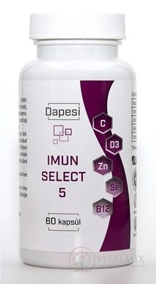 Dapesi IMUN SELECT 5 cps (C+D3+Zn+Se+B12) 1x60 ks