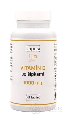 Dapesi VITAMÍN C so šípkami 1000 mg tbl 1x60 ks