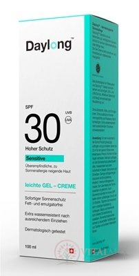 Daylong Sensitive SPF 30 gel - creme 1x100 ml