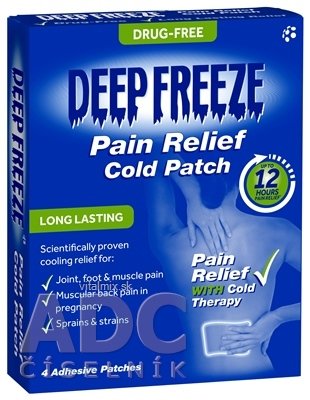 Deep Freeze Pain Relief Cold Patch chladivá náplasť 1x4 ks