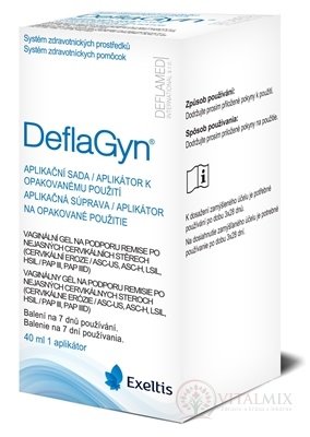 DeflaGyn aplikačná súprava vaginálny gél 40 ml + 1 aplikátor, 1x1 set