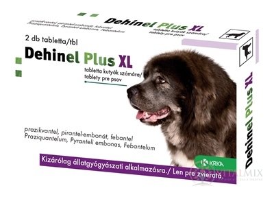 DEHINEL PLUS XL tablety pre psov 1x2 ks