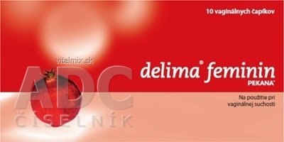 DELIMA FEMININ vaginálne čapíky 1x10 ks