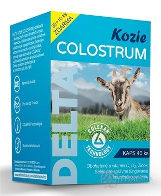 DELTA COLOSTRUM Kozie cps 30+10 zdarma (40 ks)