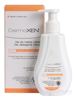 DermoXEN SD ultra-calming intímny čistiaci gél pre diabetikov 1x125 ml
