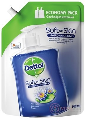 Dettol náhradná náplň do tekutého mydla Vôňa mora 1x500 ml