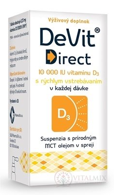 DeVit Direct 10 000 IU sprej 1x6 ml