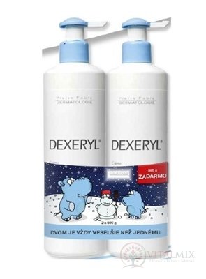 DEXERYL CRÈME (DUO) ochranný krém na suchú kožu (výhodné balenie) 2x500 g, 1x1 set