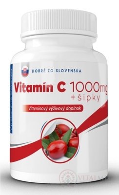 Dobré z SK Vitamín C 1000 mg + šípky tbl 1x100 ks