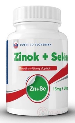 Dobré z SK Zinok 15 mg + Selén 50 μg tbl 100+20 zadarmo (120 ks)