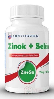 Dobré z SK Zinok 15 mg + Selén 50 μg tbl 30+10 zadarmo (40 ks)