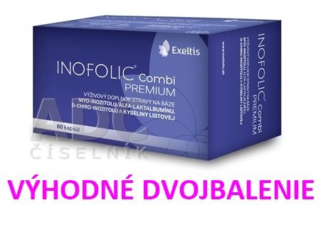 EXELTIS INOFOLIC COMBI PREMIUM 60gel.cps VÝHODNÉ DVOJBALENIE /2mes