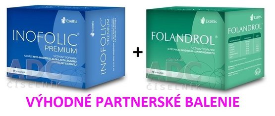 PARTNERSKÝ BALÍČEK INOFOLIC PREMIUM 60vrec.+FOLANDROL 30vr.