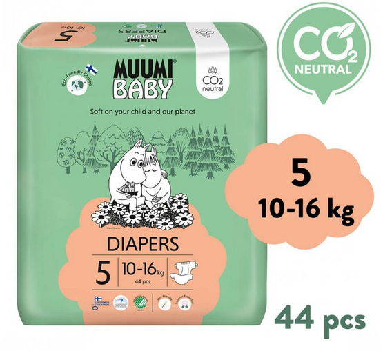 MUUMI BABY 5 MAXI+ PLIENKY 10-16KG 44KS