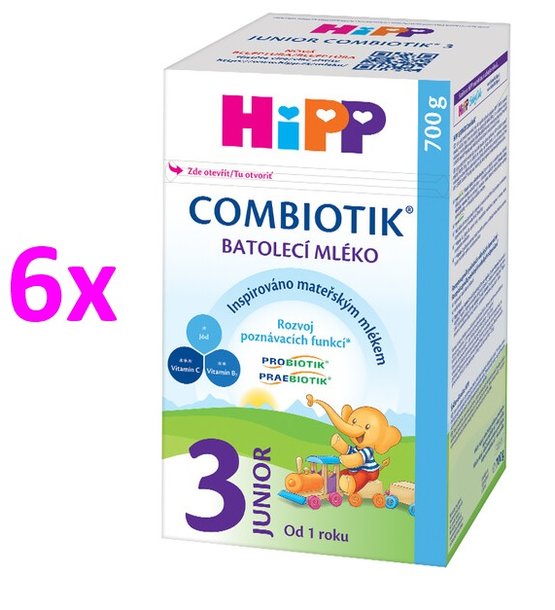 HiPP 3 JUNIOR Combiotik 700g 6ks