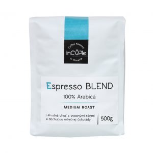 inCUPle Espresso Blend 100% Arabica čerstvo pražená zrnková káva 500g