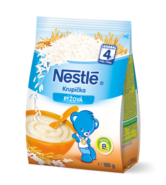 Nestlé Nemliečna kaša RYŽOVÁ Krupička (od ukonč. 4. mesiaca) 1x180 g