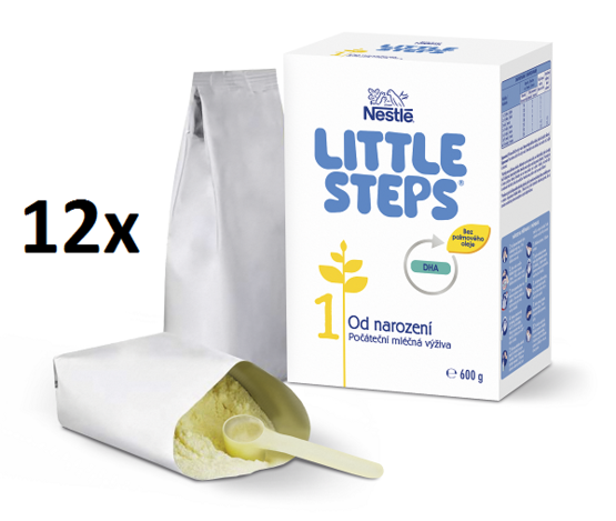 LITTLE STEPS 1 12x600g