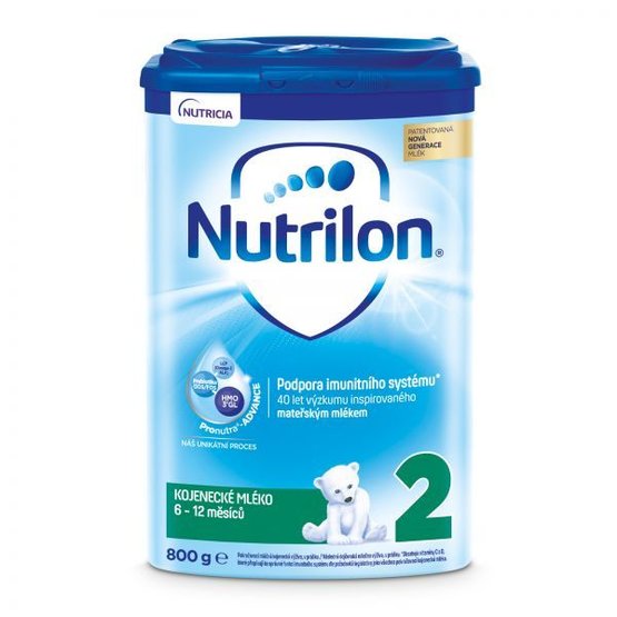 Nutrilon 2 následná mliečna dojčenská výživa v prášku (6-12 mesiacov) 1x800 g