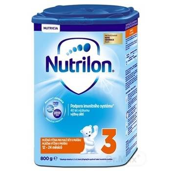 Nutrilon 3 batoľacia mliečna výživa v prášku (12-24 mesiacov) (inov.2018) 1x800 g