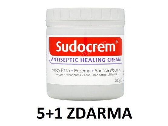 SUDOCREM KRÉM NA ZAPARENINY 400g 5+1 ZDARMA