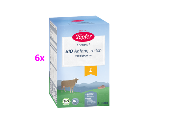 TOPFER LACTANA BIO 1 OD NARODENIA 6KS