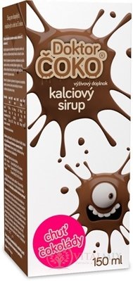 Doktor ČOKO kalciový sirup, VULM 1x150 ml