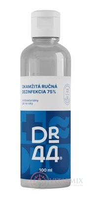 DR.44 OKAMŽITÁ RUČNÁ DEZINFEKCIA antibakteriálny gél (75% etanol) 1x100 ml