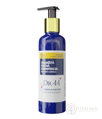 DR.44 OKAMŽITÁ RUČNÁ DEZINFEKCIA antibakteriálny gél (75% etanol) 1x200 ml