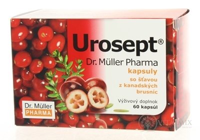Dr. Müller UROSEPT kapsuly cps (so šťavou z brusníc) 1x60 ks