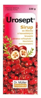 Dr. Müller UROSEPT Sirup (so šťavou z brusníc) 1x320 g