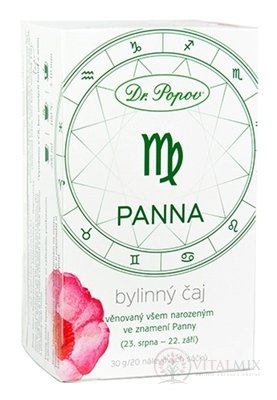 Dr. Popov Bylinný čaj PANNA nálevové vrecúška 20x1,5 g (30 g)
