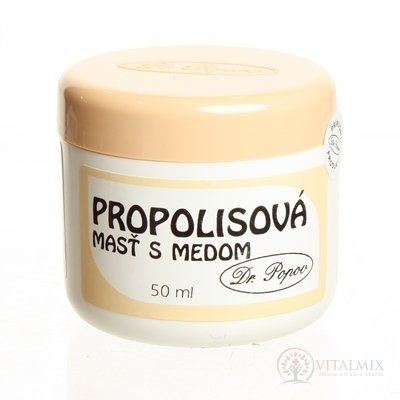 DR. POPOV MASŤ PROPOLISOVÁ s medom 1x50 ml