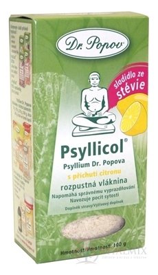 DR. POPOV PSYLLICOL CITRON rozpustná vláknina 1x100 g