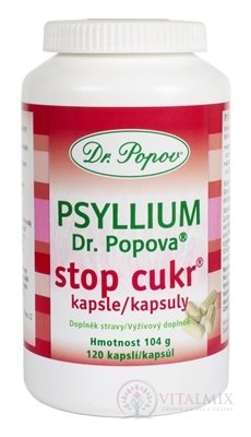 DR. POPOV PSYLLIUM STOP CUKR cps 1x120 ks