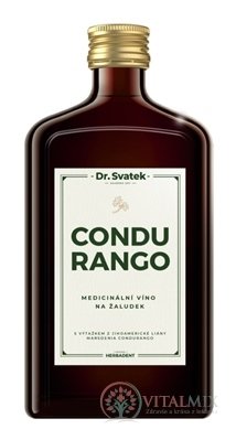 Dr.Svatek CONDURANGO sladové víno na žalúdok 1x500 ml