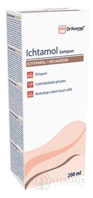 Dr Konrad Ichtamol šampón 1x200 ml