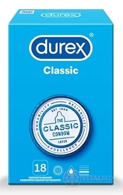 DUREX Classic kondóm 1x18 ks