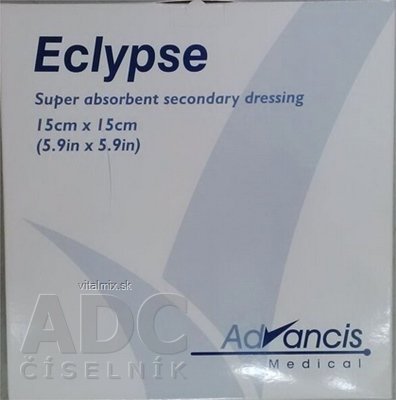 Eclypse krytie na rany superabsorpčné 15x15 cm, 1x20 ks