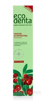 EcoDenta TARTAR ELIMINATING zubná pasta proti zubnému kameňu 2v1 1x100 ml